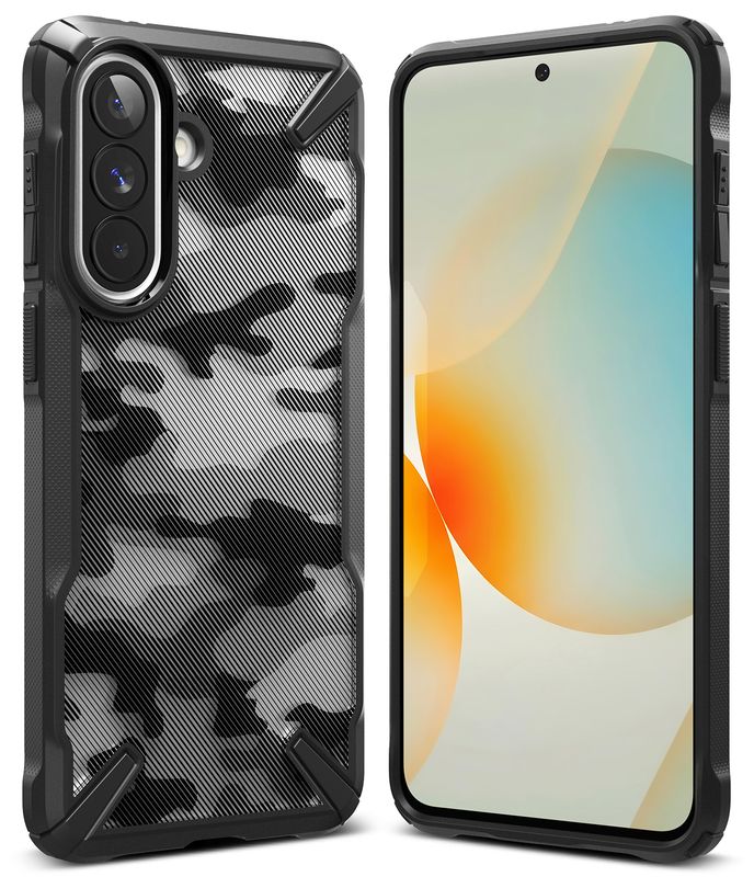 Fusion X for Galaxy A57 Military-Grade Slim Protective Case - Camo Black Fusion X for Galaxy A57 Military-Grade Slim Protective Case - Camo Black