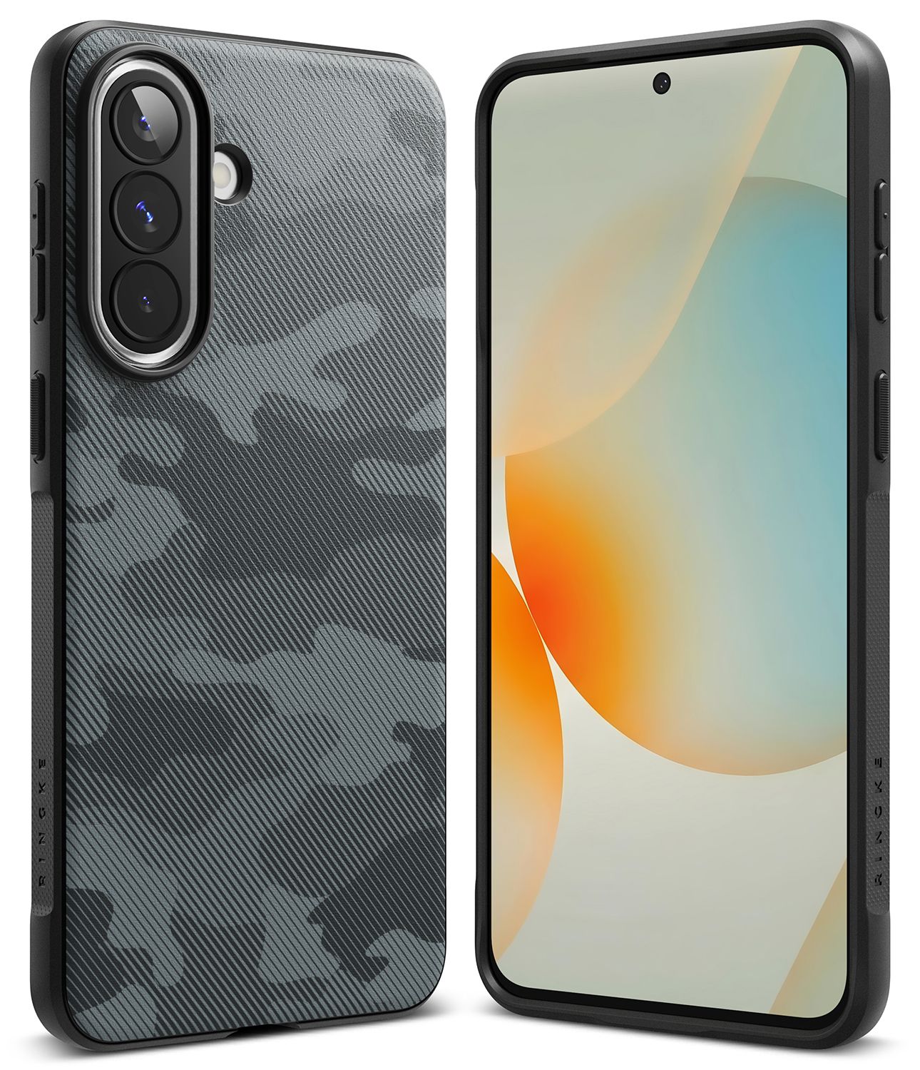 Onyx for Galaxy A57 Military-Grade Slim Protective Case - Camo Black