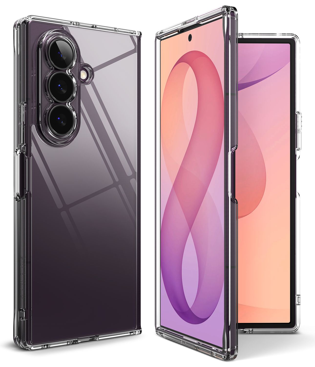 Fusion for Galaxy Z Fold8 Ultra Military-Grade Slim Protective Case - Clear