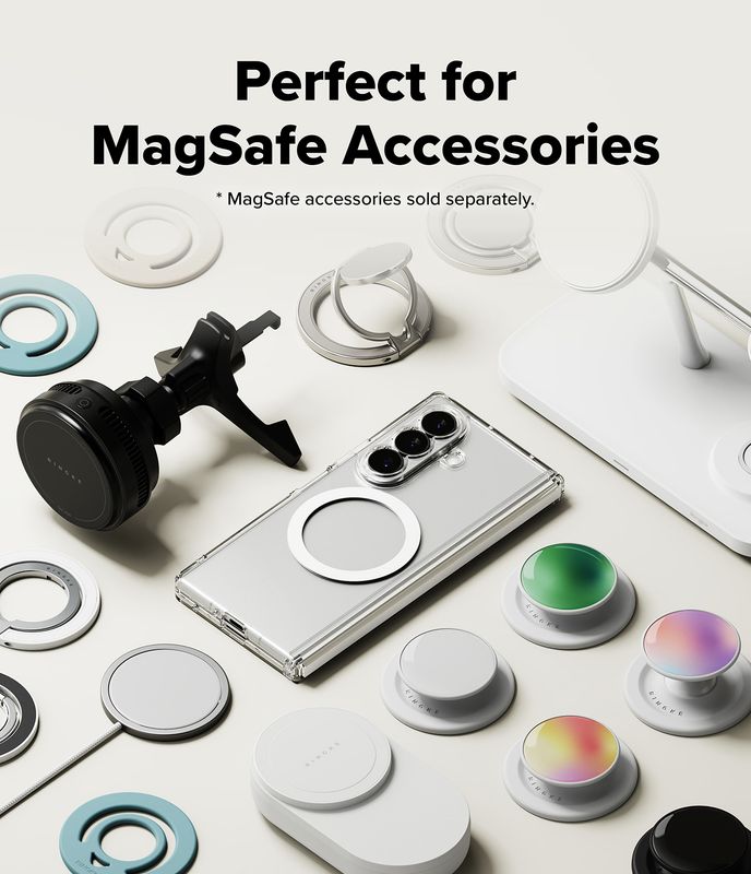 Fusion Flap MagSafe for Galaxy Z Fold8 Ultra Military-Grade Slim Protective Case - Clear