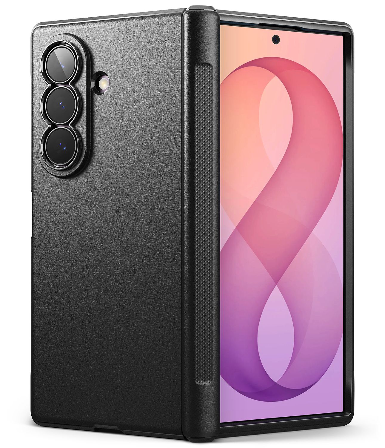 Onyx Flap for Galaxy Z Fold8 Ultra Military-Grade Slim Protective Case - Black Onyx Flap for Galaxy Z Fold8 Ultra Military-Grade Slim Protective Case - Black