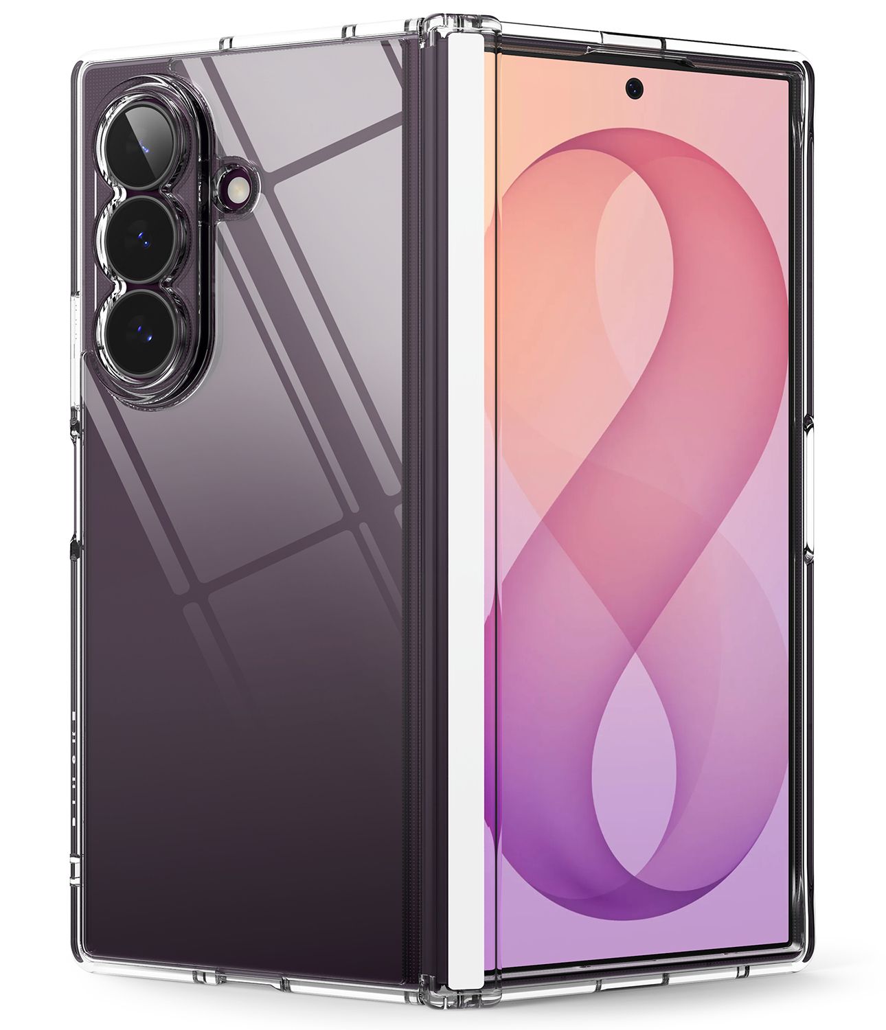 Fusion Flap for Galaxy Z Fold8 Ultra Military-Grade Slim Protective Case - Clear Fusion Flap for Galaxy Z Fold8 Ultra Military-Grade Slim Protective Case - Clear