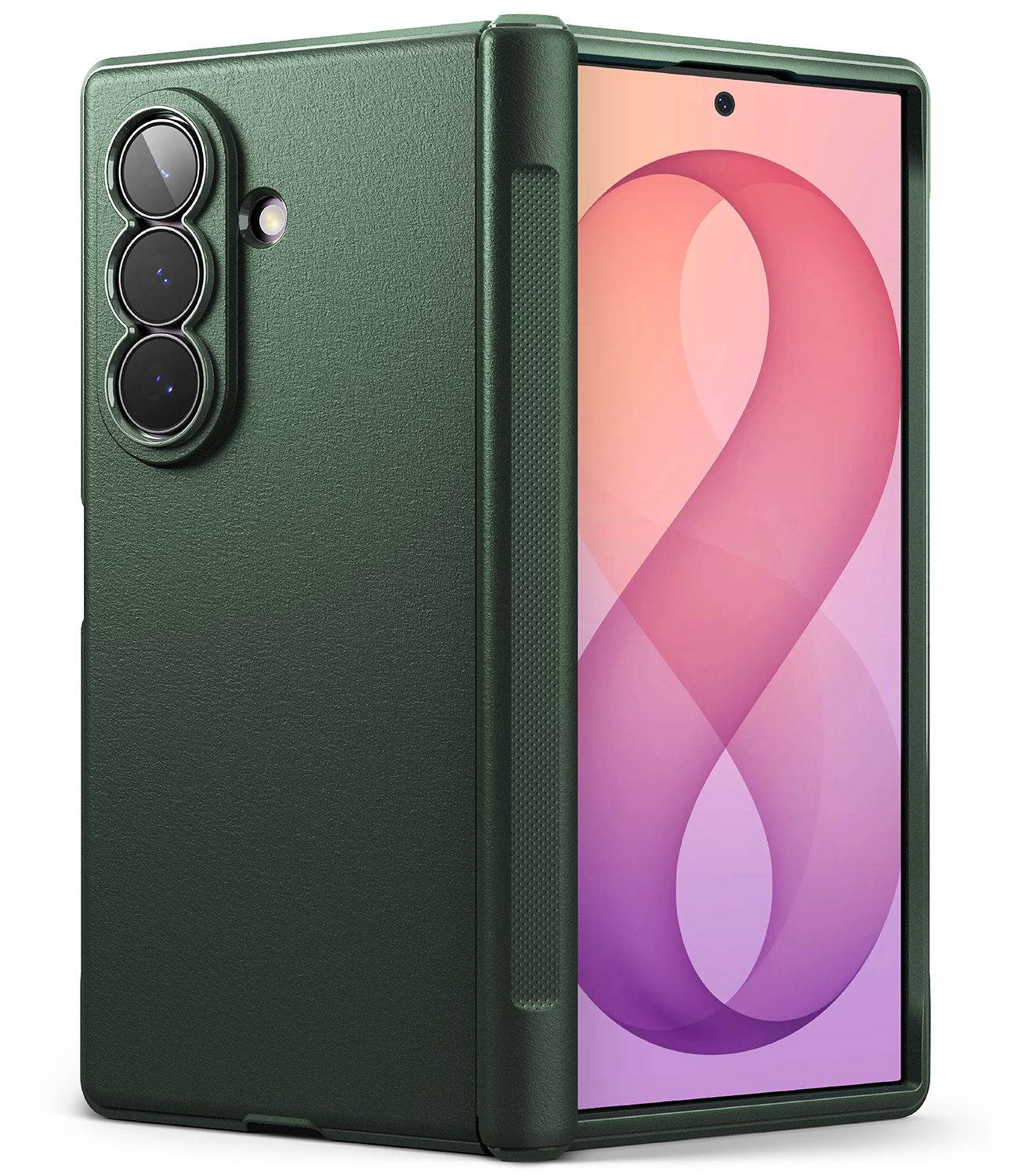 Onyx Flap for Galaxy Z Fold8 Ultra Military-Grade Slim Protective Case - Dark Green
