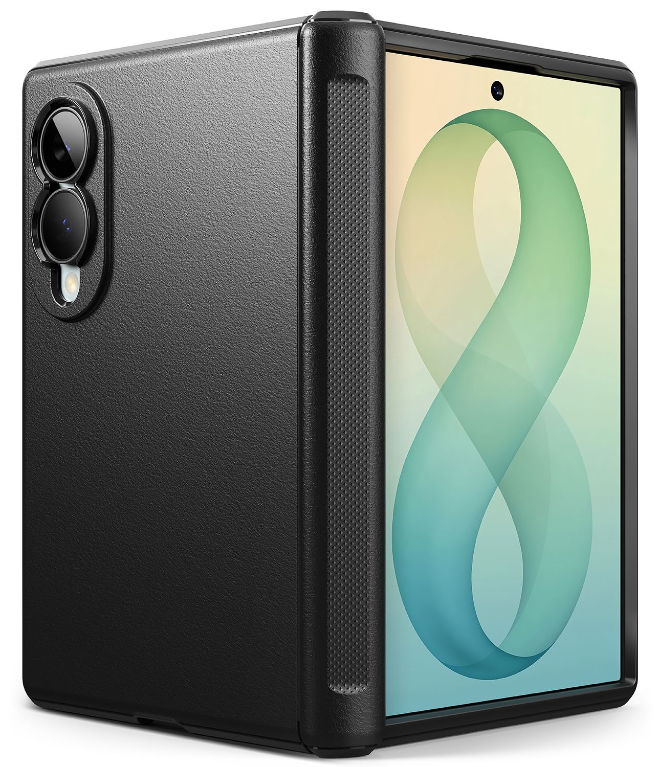 Onyx Flap for Galaxy Z Fold8 Military-Grade Slim Protective Case - Black Onyx Flap for Galaxy Z Fold8 Military-Grade Slim Protective Case - Black