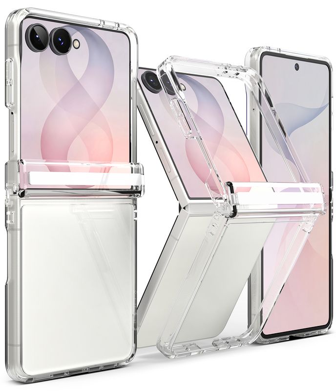 Fusion Flap for Galaxy Z Flip8 Military-Grade Slim Protective Case - Clear Fusion Flap for Galaxy Z Flip8 Military-Grade Slim Protective Case - Clear
