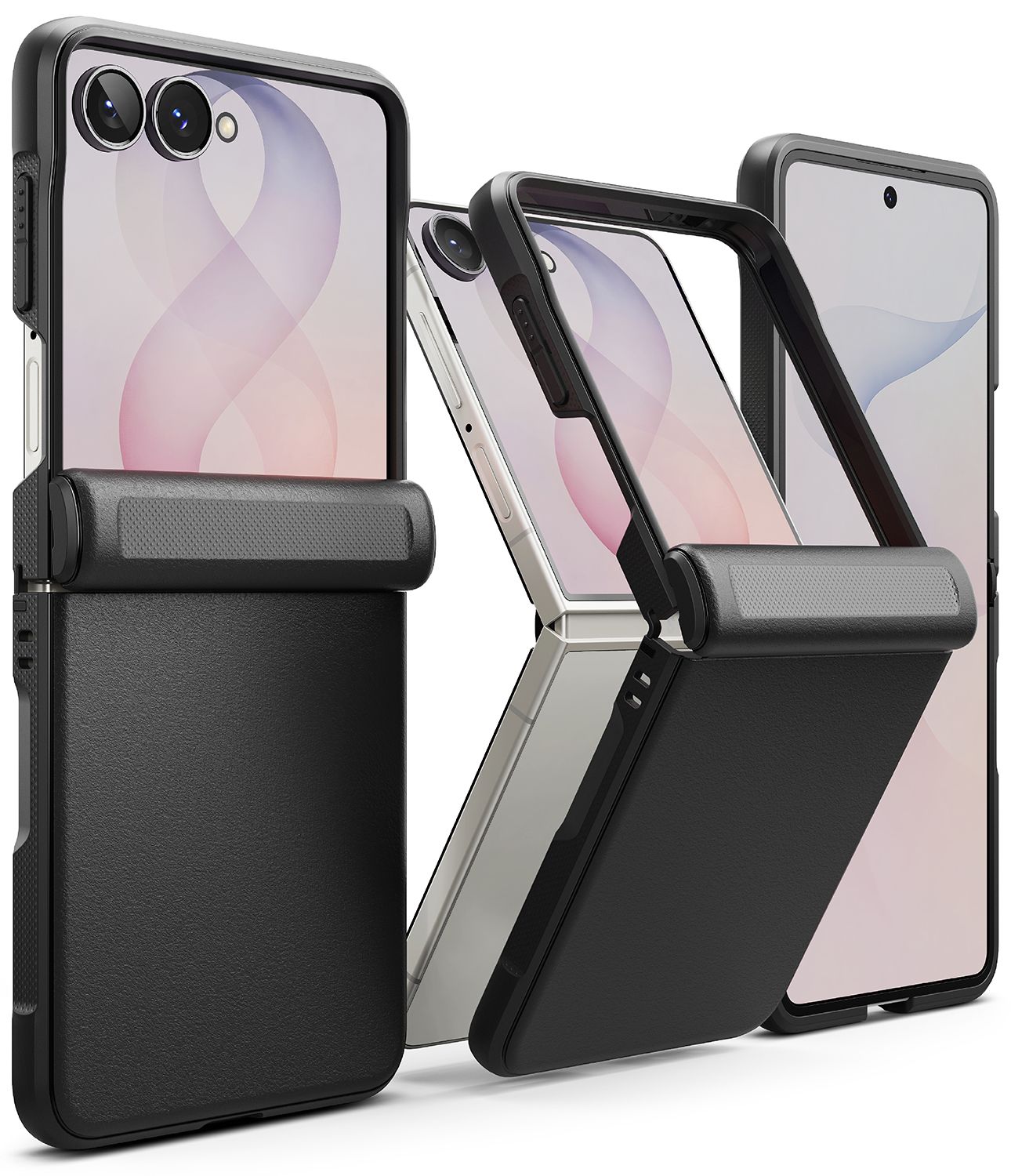Onyx Flap for Galaxy Z Flip8 Military-Grade Slim Protective Case - Black