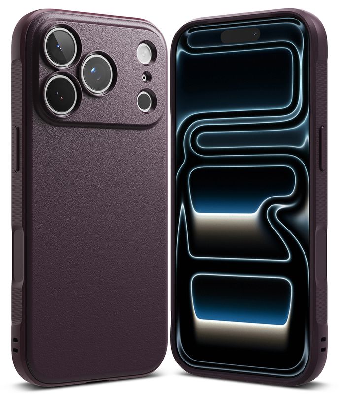 Onyx for iPhone 18 Pro Max / iPhone 17 Pro Max Military-Grade Slim Protective Case - Dark Cherry