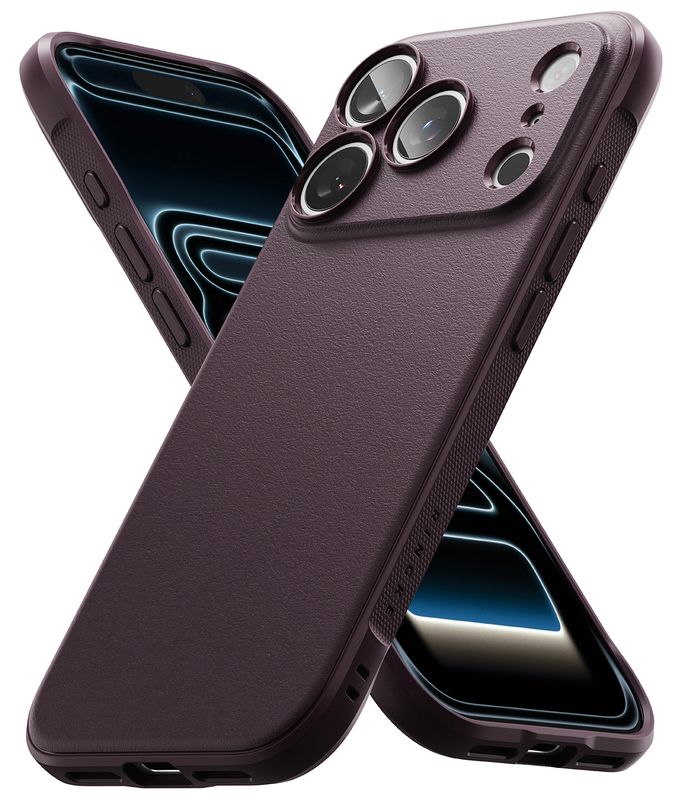 Onyx for iPhone 18 Pro Max / iPhone 17 Pro Max Military-Grade Slim Protective Case - Dark Cherry