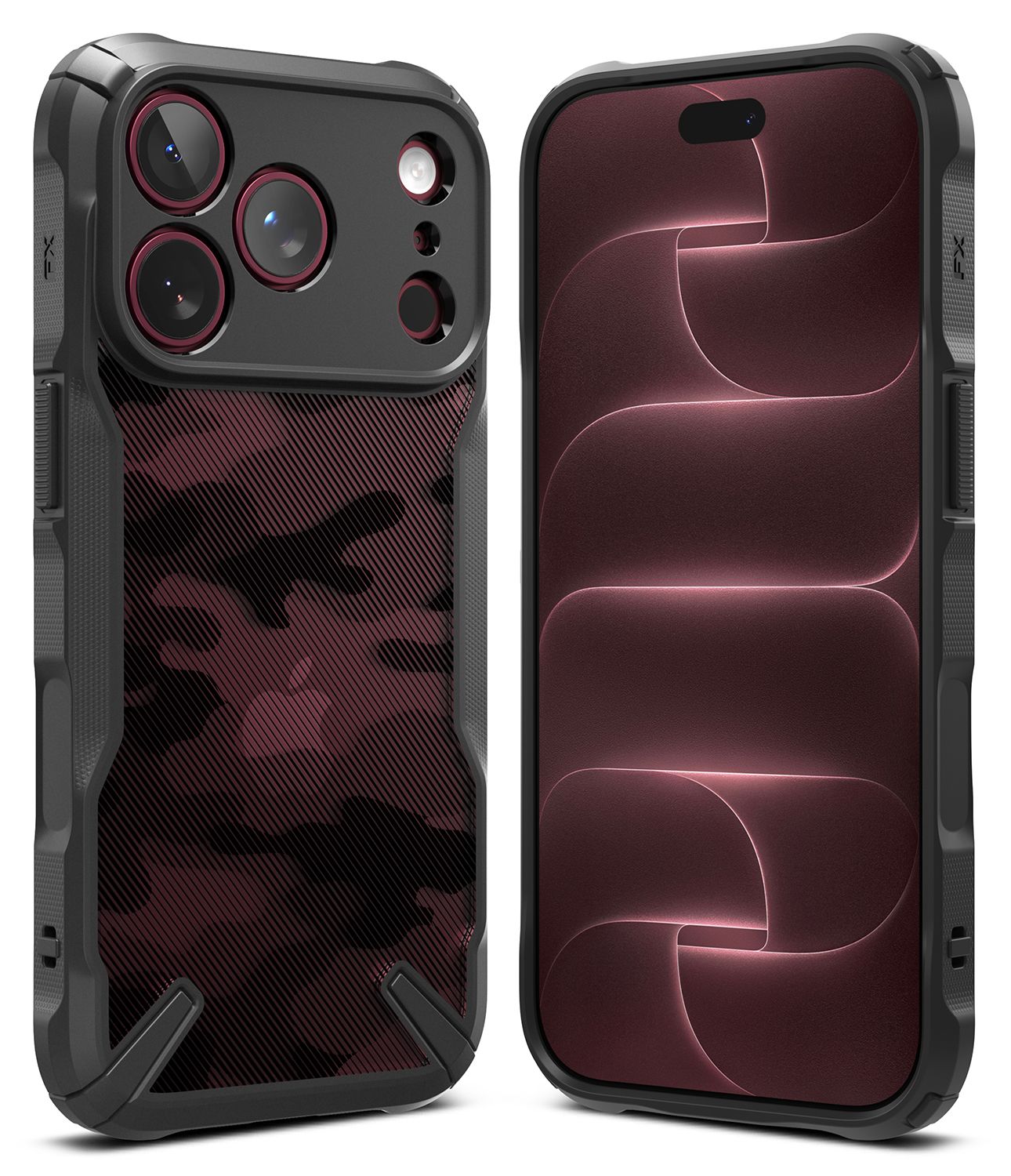 Fusion X for iPhone 18 Pro Max / iPhone 17 Pro Max Military-Grade Slim Protective Case - Camo Black