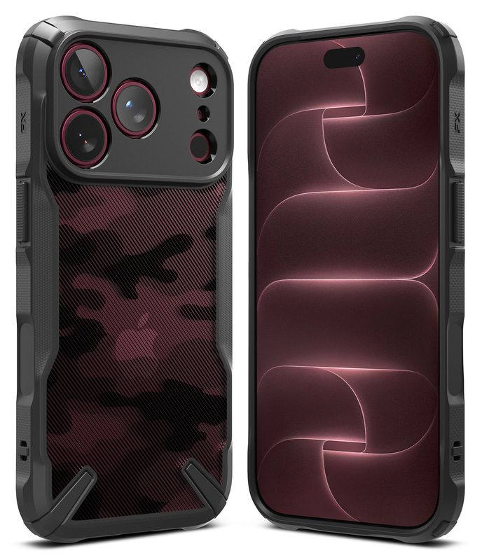 Fusion X for iPhone 18 Pro Max / iPhone 17 Pro Max Military-Grade Slim Protective Case - Camo Black