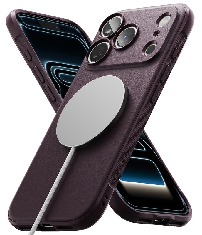 Onyx for iPhone 18 Pro Max / iPhone 17 Pro Max MagSafe Accessories Case – Dark Cherry