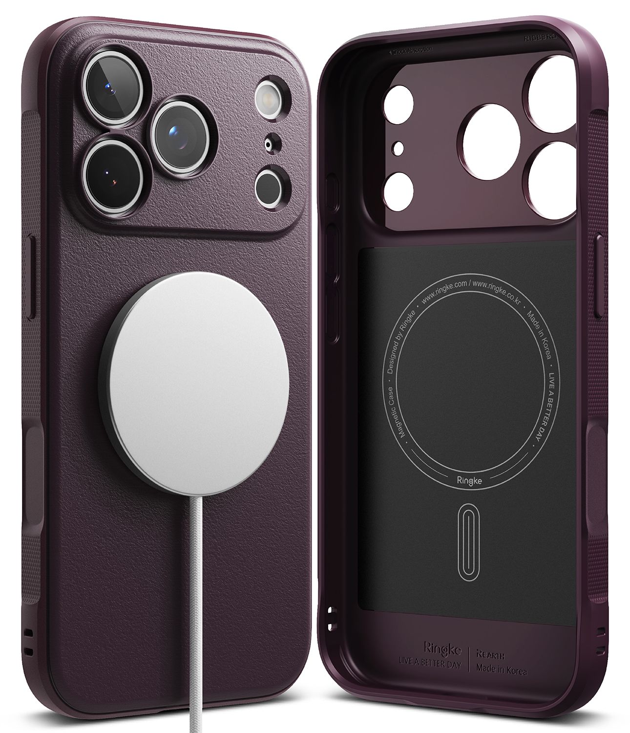 Onyx for iPhone 18 Pro Max / iPhone 17 Pro Max MagSafe Accessories Case – Dark Cherry