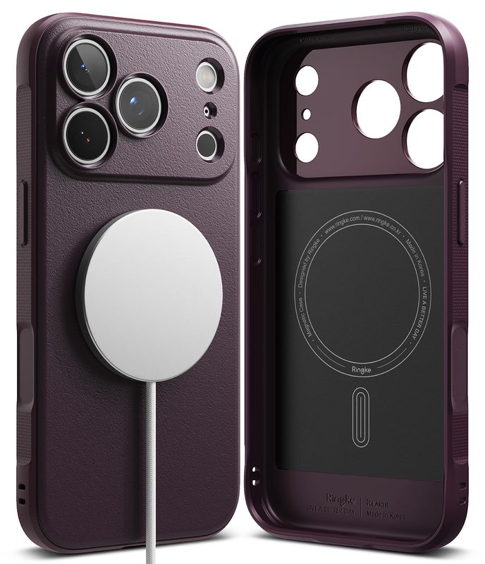 Onyx for iPhone 18 Pro Max / iPhone 17 Pro Max MagSafe Accessories Case – Dark Cherry