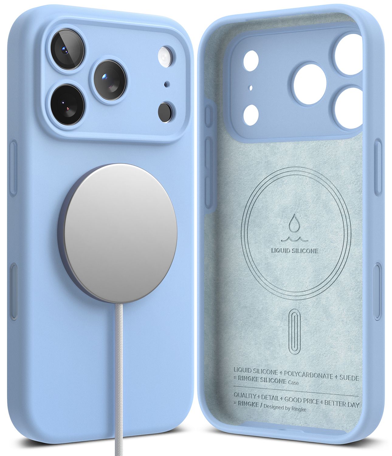 SI for iPhone 18 Pro Max MagSafe Accessories Case - Light Blue SI for iPhone 18 Pro Max MagSafe Accessories Case - Light Blue