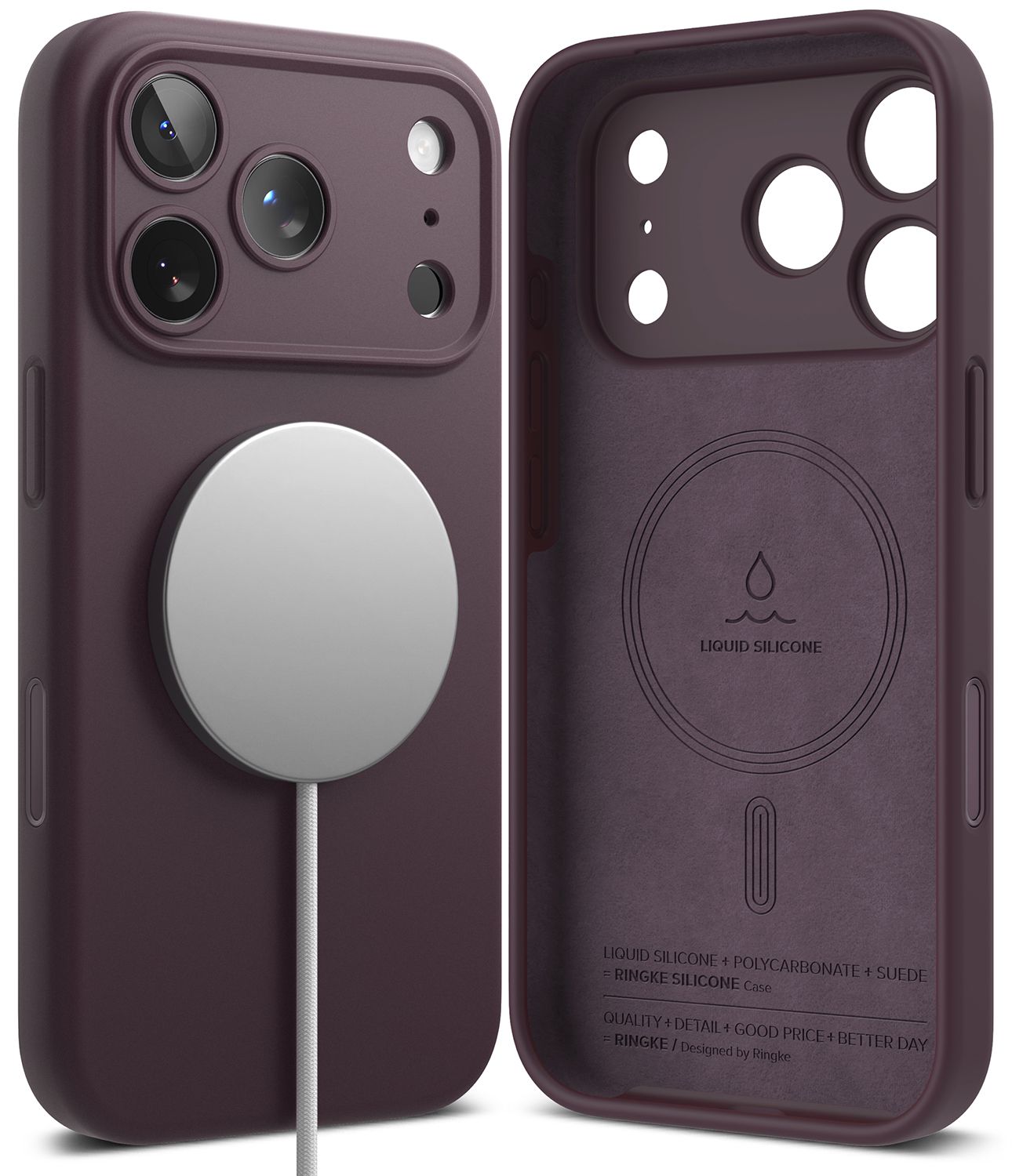 SI for iPhone 18 Pro Max MagSafe Accessories Case - Dark Cherry SI for iPhone 18 Pro Max MagSafe Accessories Case - Dark Cherry