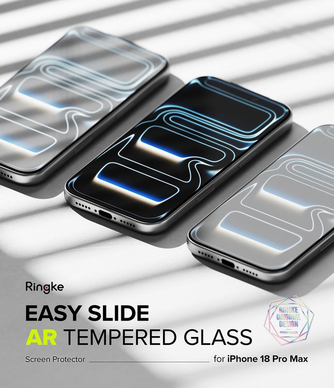 Anti-Reflective Easy Slide Premium Tempered Glass Screen Protector for iPhone 18 Pro Max / iPhone 17 Pro Max