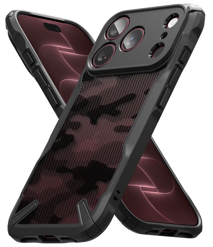 Fusion X for iPhone 18 Pro / iPhone 17 Pro Military-Grade Slim Protective Case - Camo Black