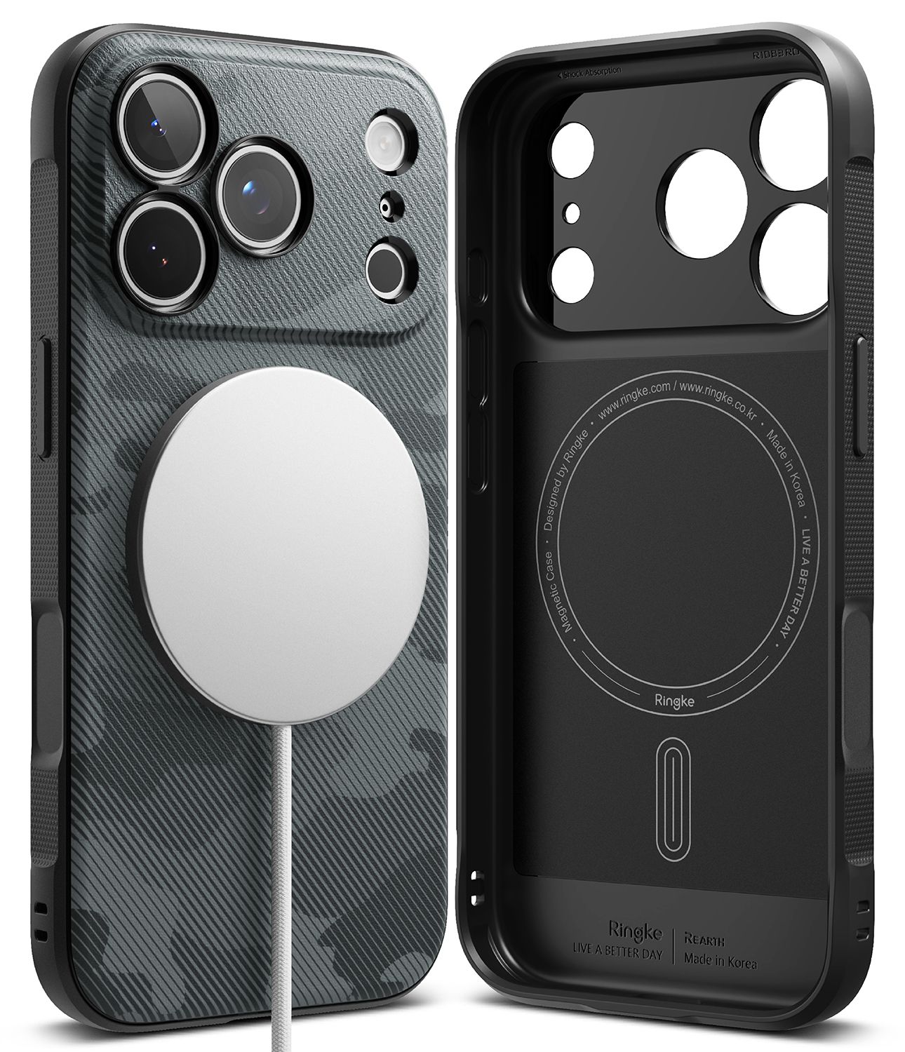 Onyx for iPhone 18 Pro / iPhone 17 Pro MagSafe Accessories Case – Camo Black Onyx for iPhone 18 Pro / iPhone 17 Pro MagSafe Accessories Case – Camo Black