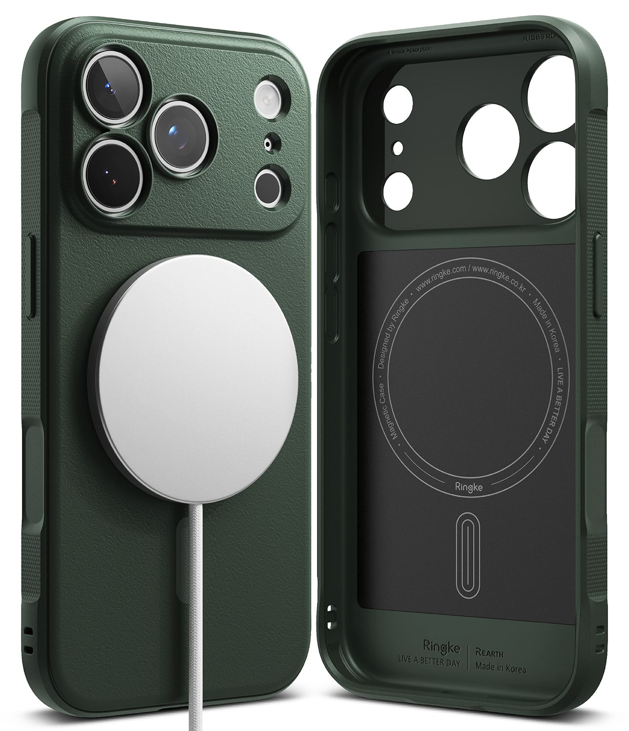 Onyx for iPhone 18 Pro / iPhone 17 Pro MagSafe Accessories Case – Dark Green Onyx for iPhone 18 Pro / iPhone 17 Pro MagSafe Accessories Case – Dark Green