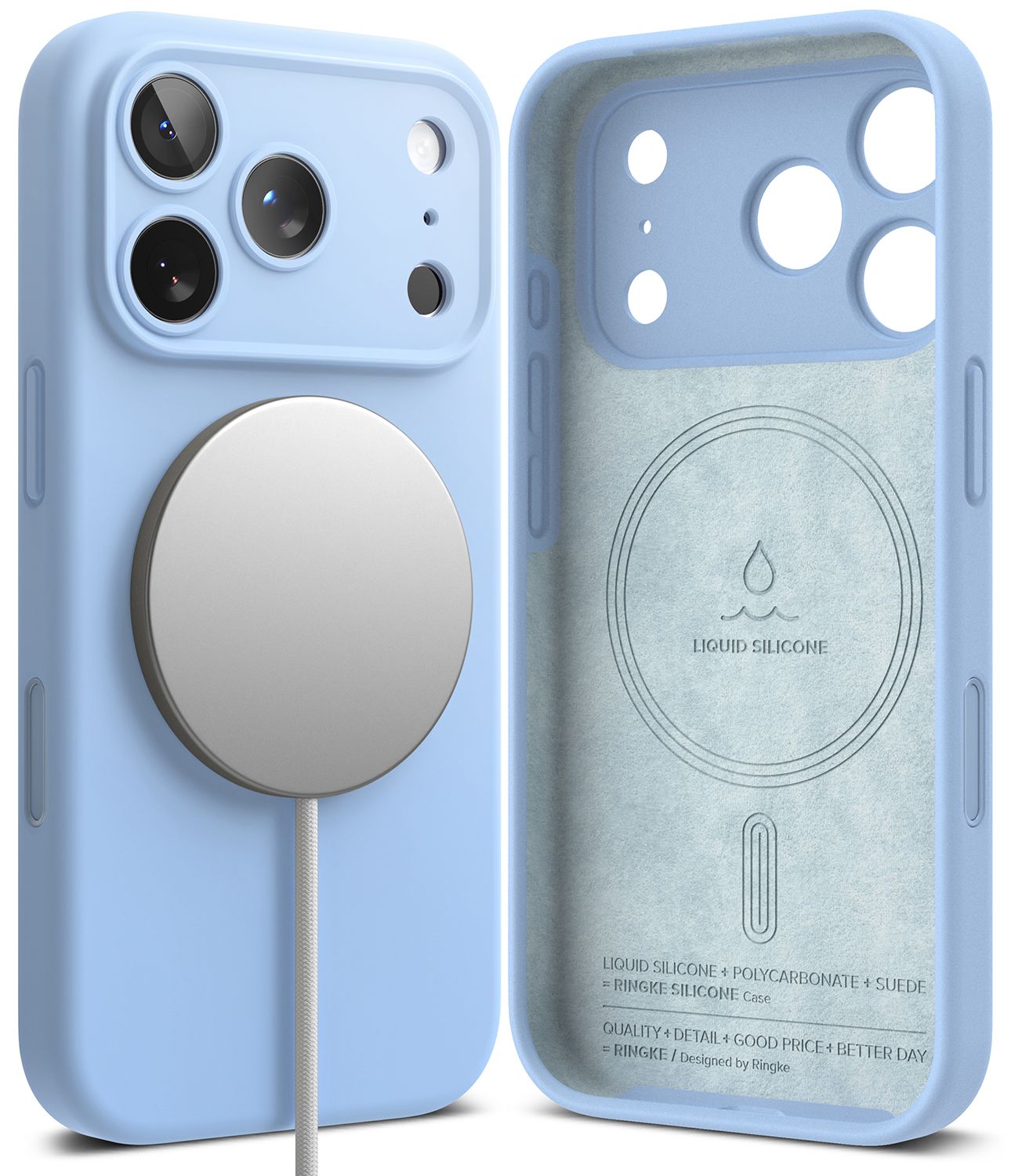 SI for iPhone 18 Pro MagSafe Accessories Case - Light Blue SI for iPhone 18 Pro MagSafe Accessories Case - Light Blue
