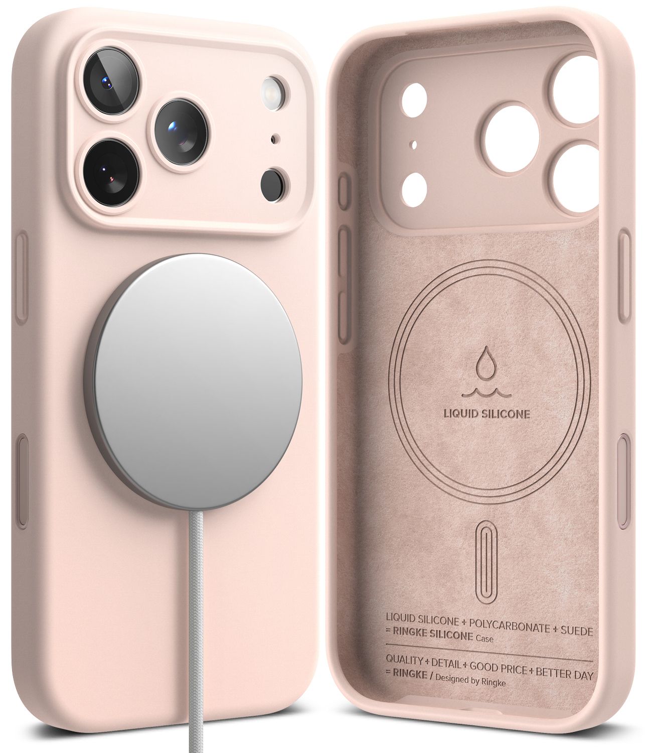 SI for iPhone 18 Pro MagSafe Accessories Case - Pink Sand SI for iPhone 18 Pro MagSafe Accessories Case - Pink Sand
