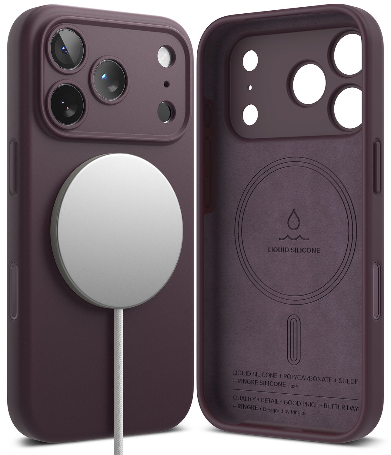 SI for iPhone 18 Pro MagSafe Accessories Case - Dark Cherry SI for iPhone 18 Pro MagSafe Accessories Case - Dark Cherry