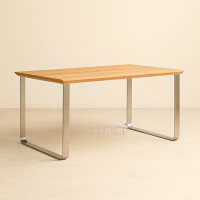 Tischgestell Edelstahl  Flachstahl U F 8008