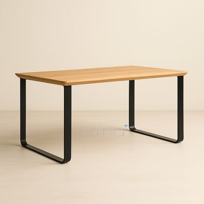 Tischgestell Flachstahl Schwarz U F 8008 SW