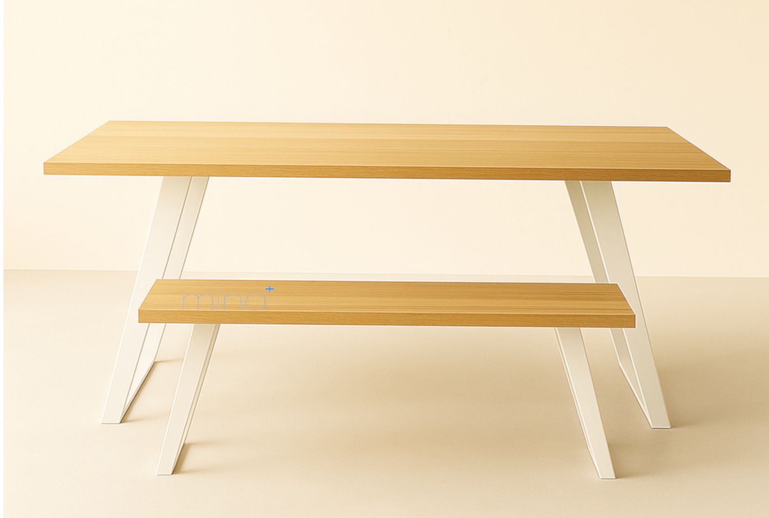 Bankgestell Flachstahl B U 80 W Bankgestell Flachstahl B U 80 W