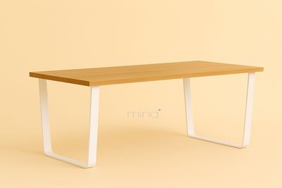 Tischgestell Flachstahl Weiß V F 8008 W Tischgestell Flachstahl Weiß V F 8008 W