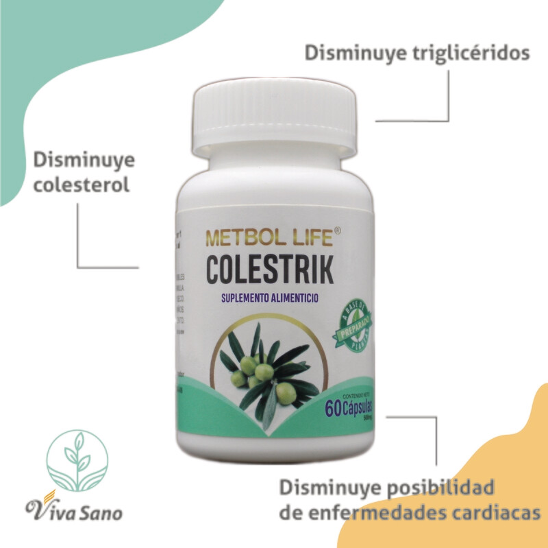 Colestrik 60 cápsulas 500mg c/u