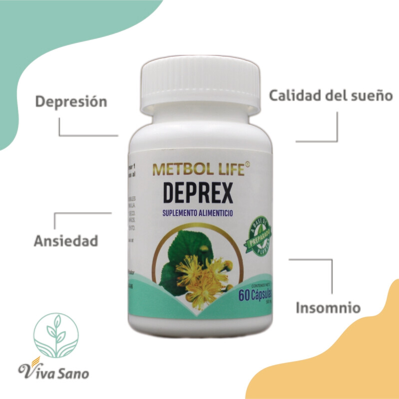 Deprex 60 cápsulas de 500mg c/u
