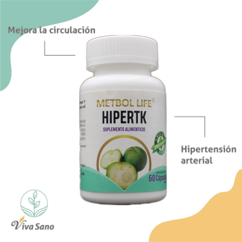 Hipertk 60 cápsulas 500mg c/u