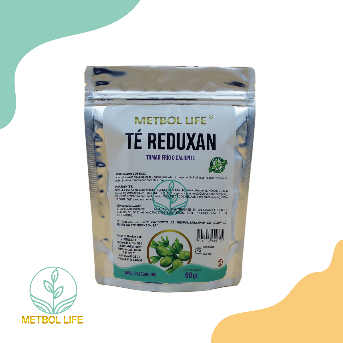 Té Reduxan sobre de 60g