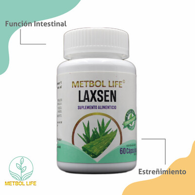 Laxsen 60 cápsulas 500mg c/u