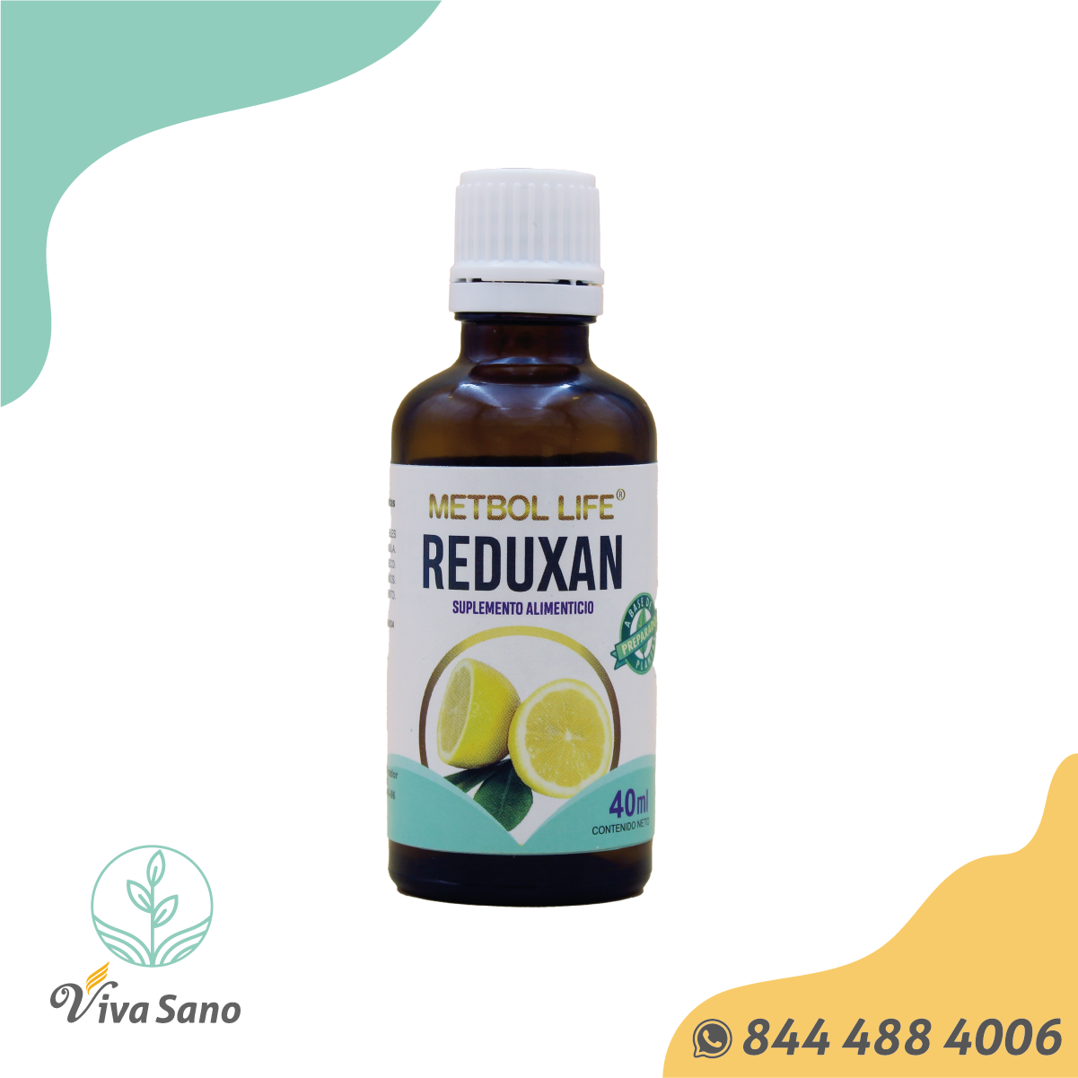 Reduxan gotas 20ml/500mg/1ml