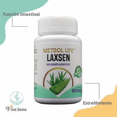Laxsen 60 cápsulas 500mg c/u