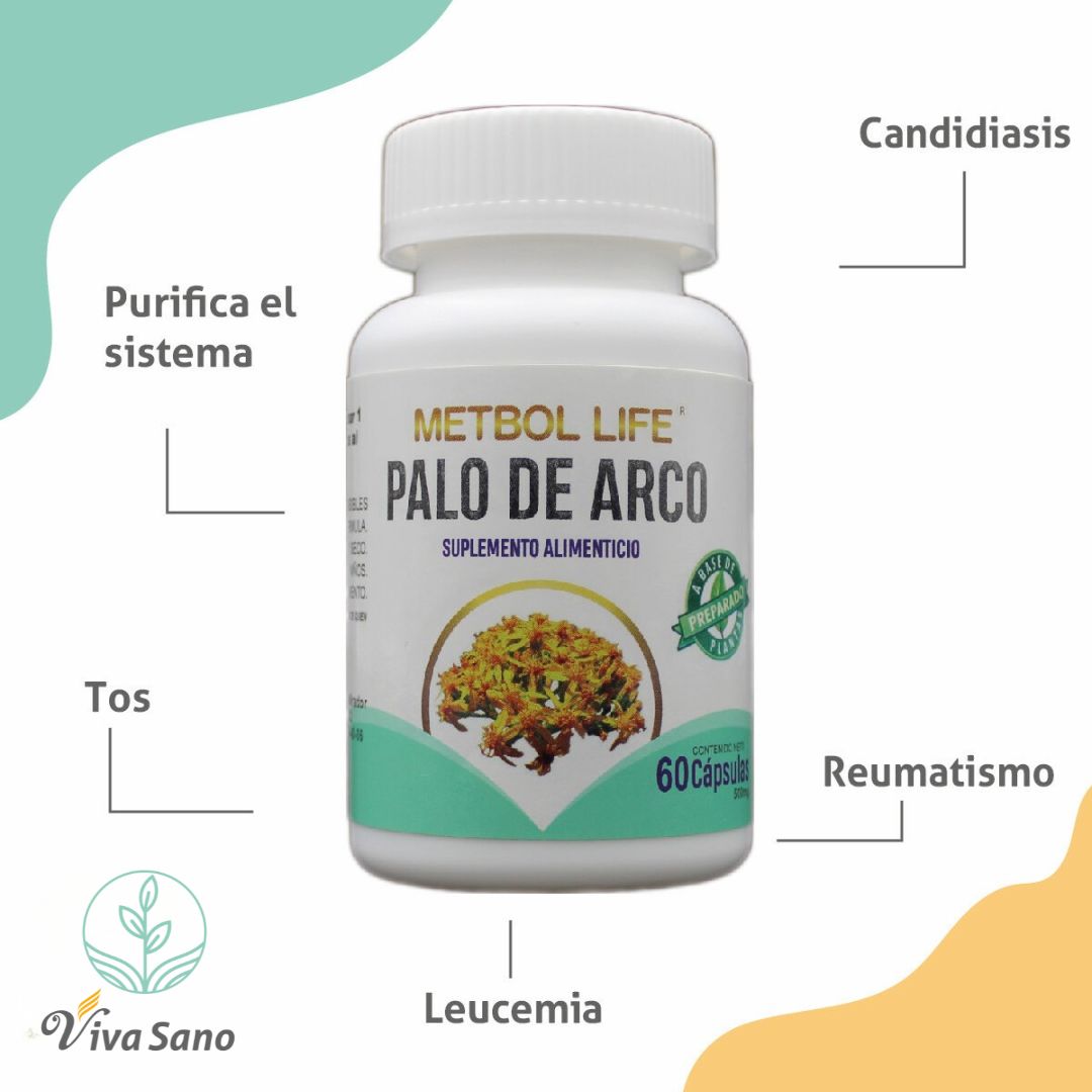 Palo de Arco 60 cápsulas 500mg c/u