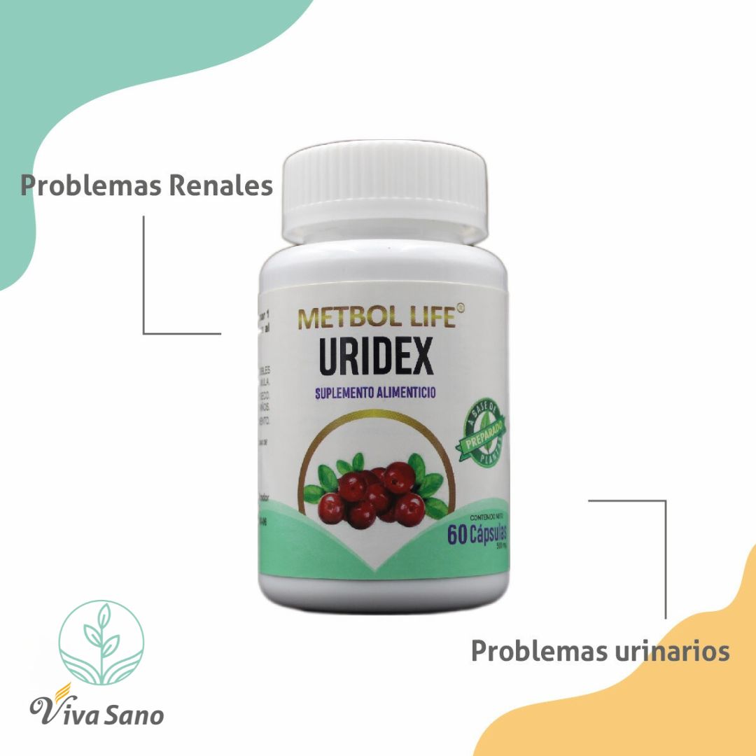 Uridex 60 cápsulas 500mg c/u