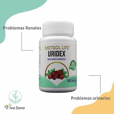 Uridex 60 cápsulas 500mg c/u