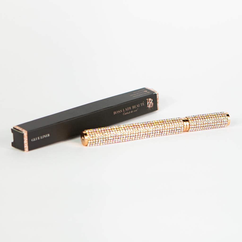 Rose Gold Rhinestone glue liner