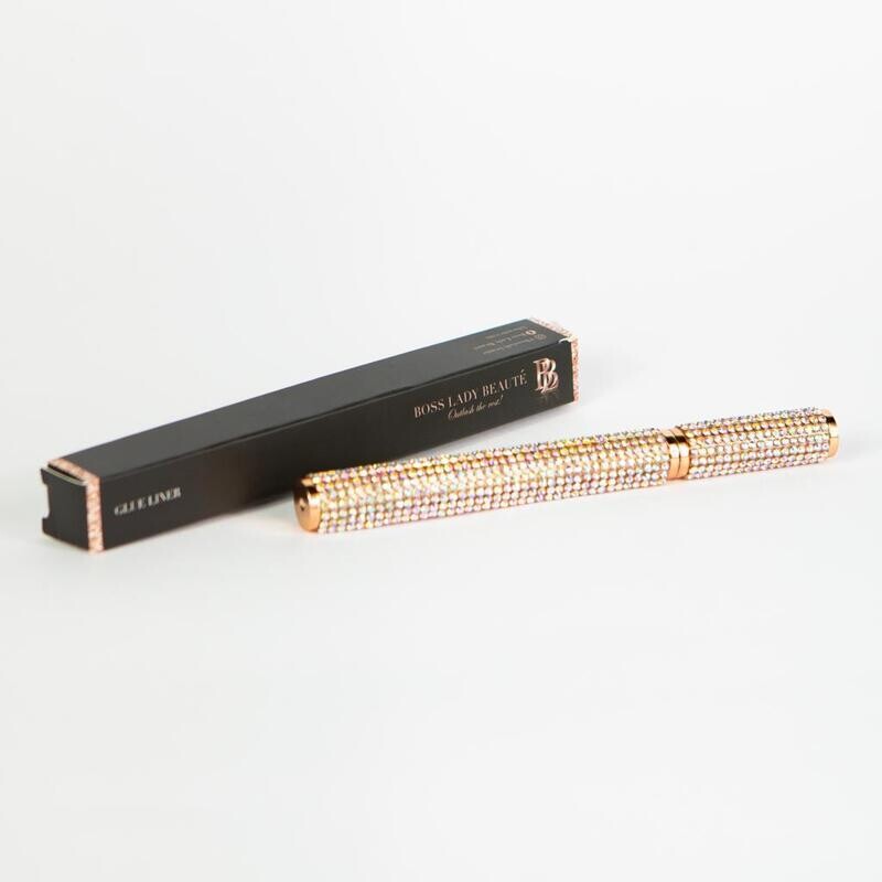 Rose Gold Rhinestone glue liner