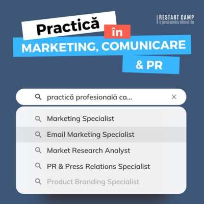 Program de mentorat si practica in Marketing, Comunicare & PR Program de mentorat si practica in Marketing, Comunicare & PR