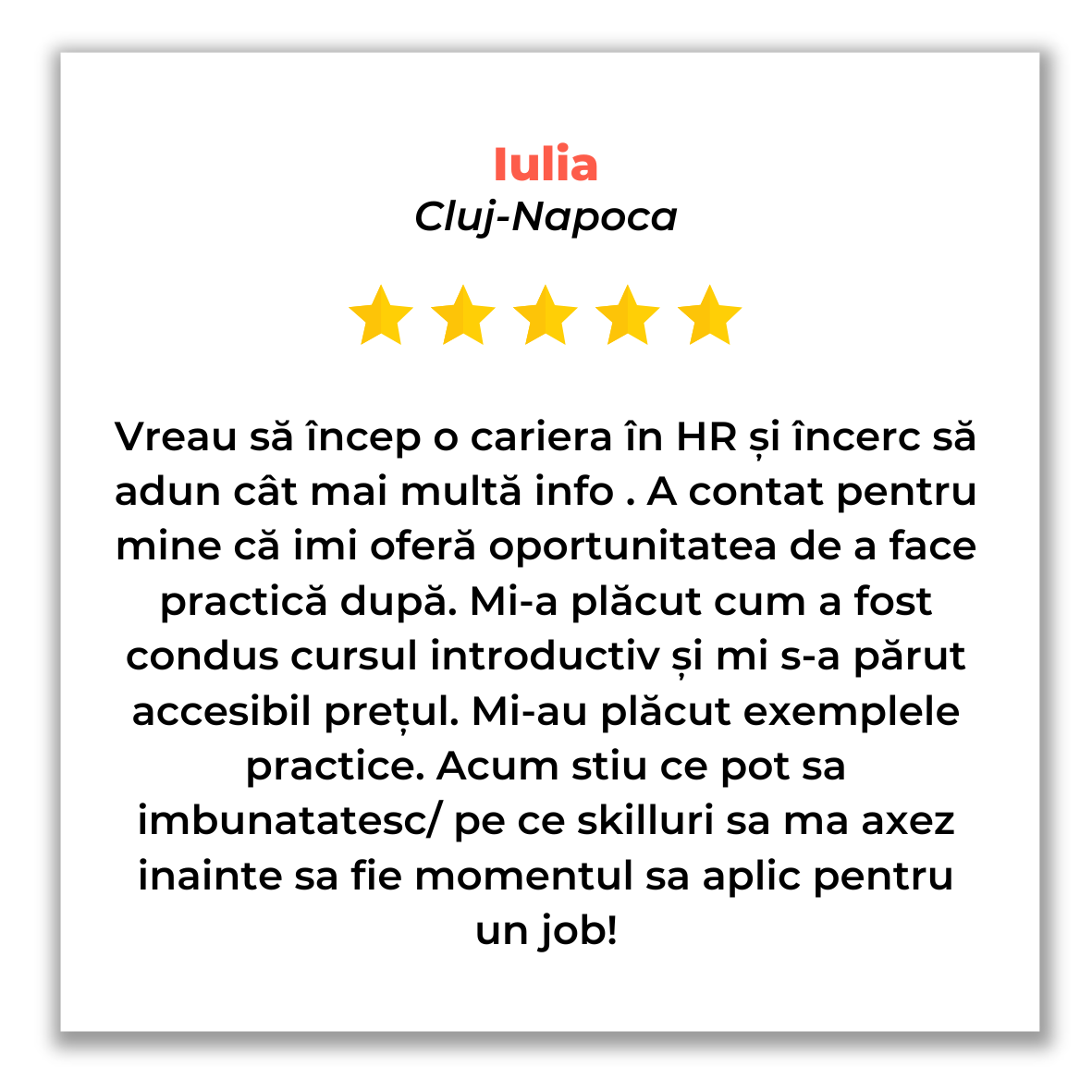 180 Days Human Resources Career Program (pentru incepatori)
