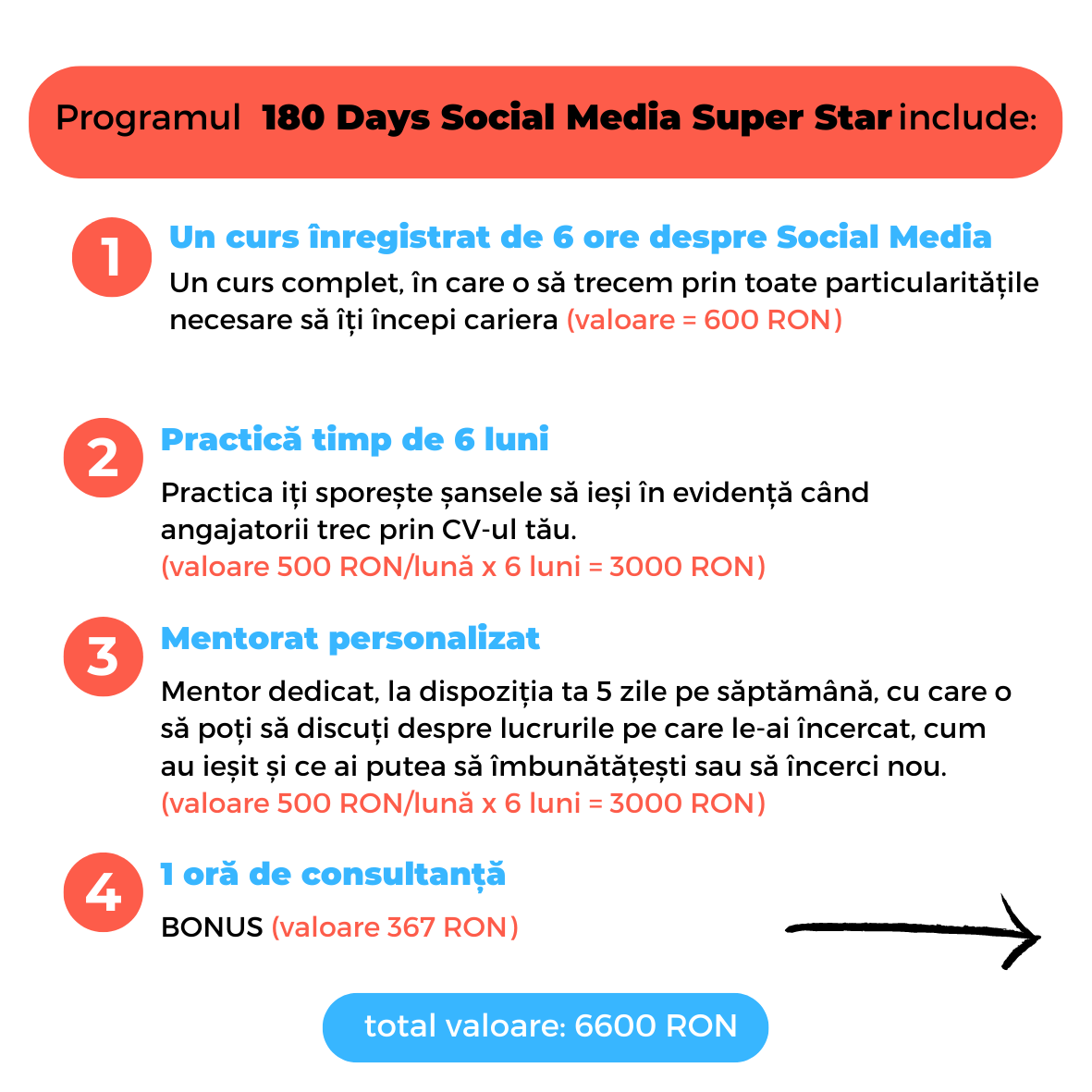 180 Days Social Media Career Program (pentru incepatori)