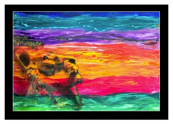 Lion Knowing A5 Card