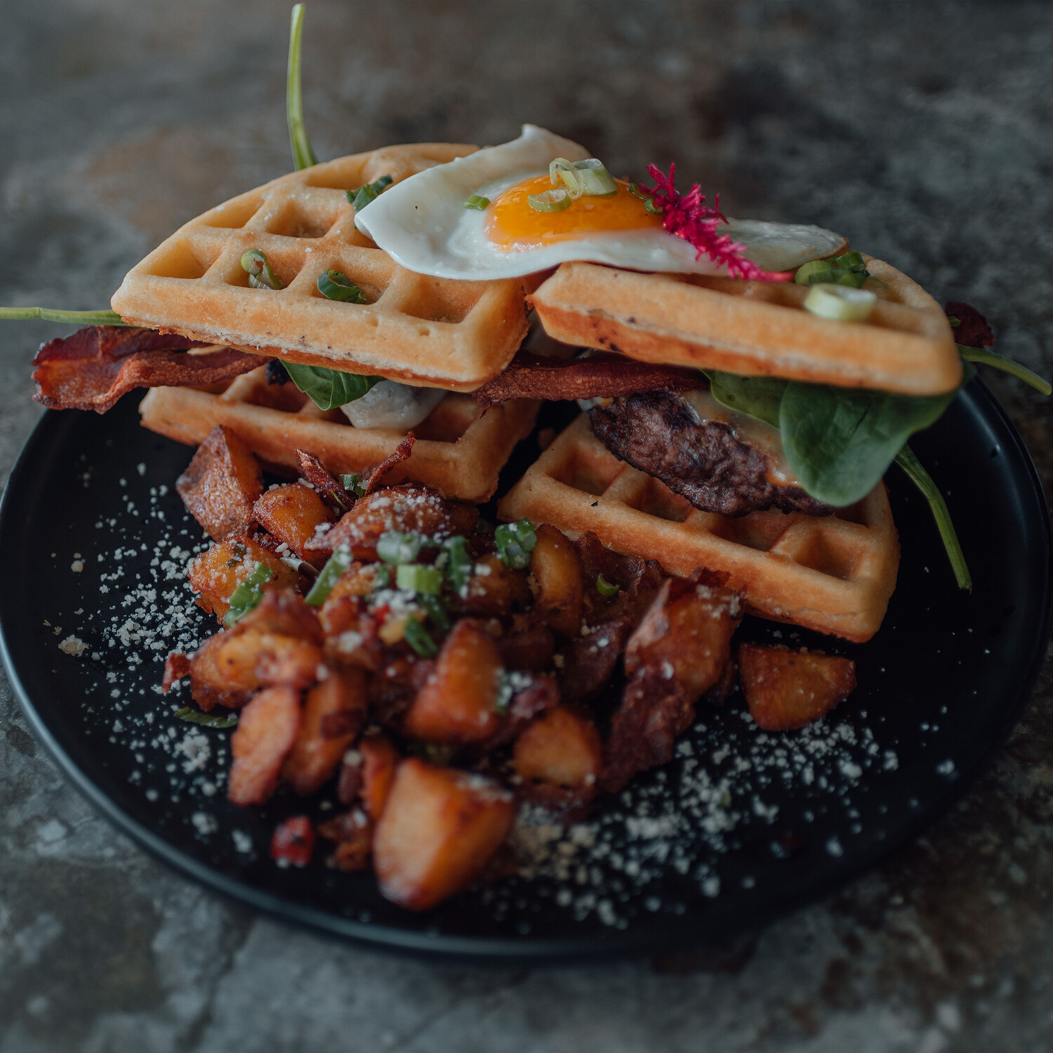 Beef Waffle Sliders