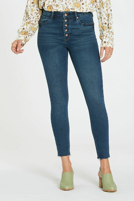 Dear John Olivia Skinny Exposed Button Jean