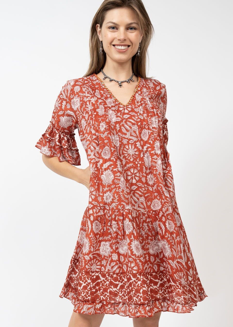 Ivy Jane Spice Girl Dress in Cinnamon