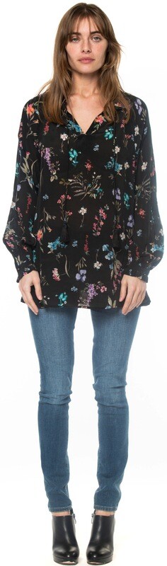 Tolani Laverne Blouse in Black